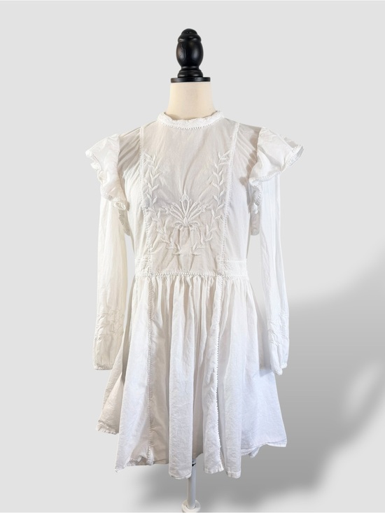Banana Republic Dresses & Skirts - Banana Republic Esme Embroidered Mini Dress XS White Bridal Cottagecore Spring